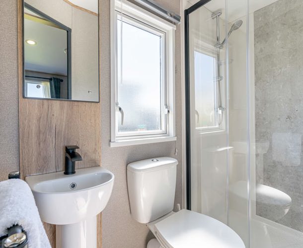 ABI St David, shower room at Praa Sands