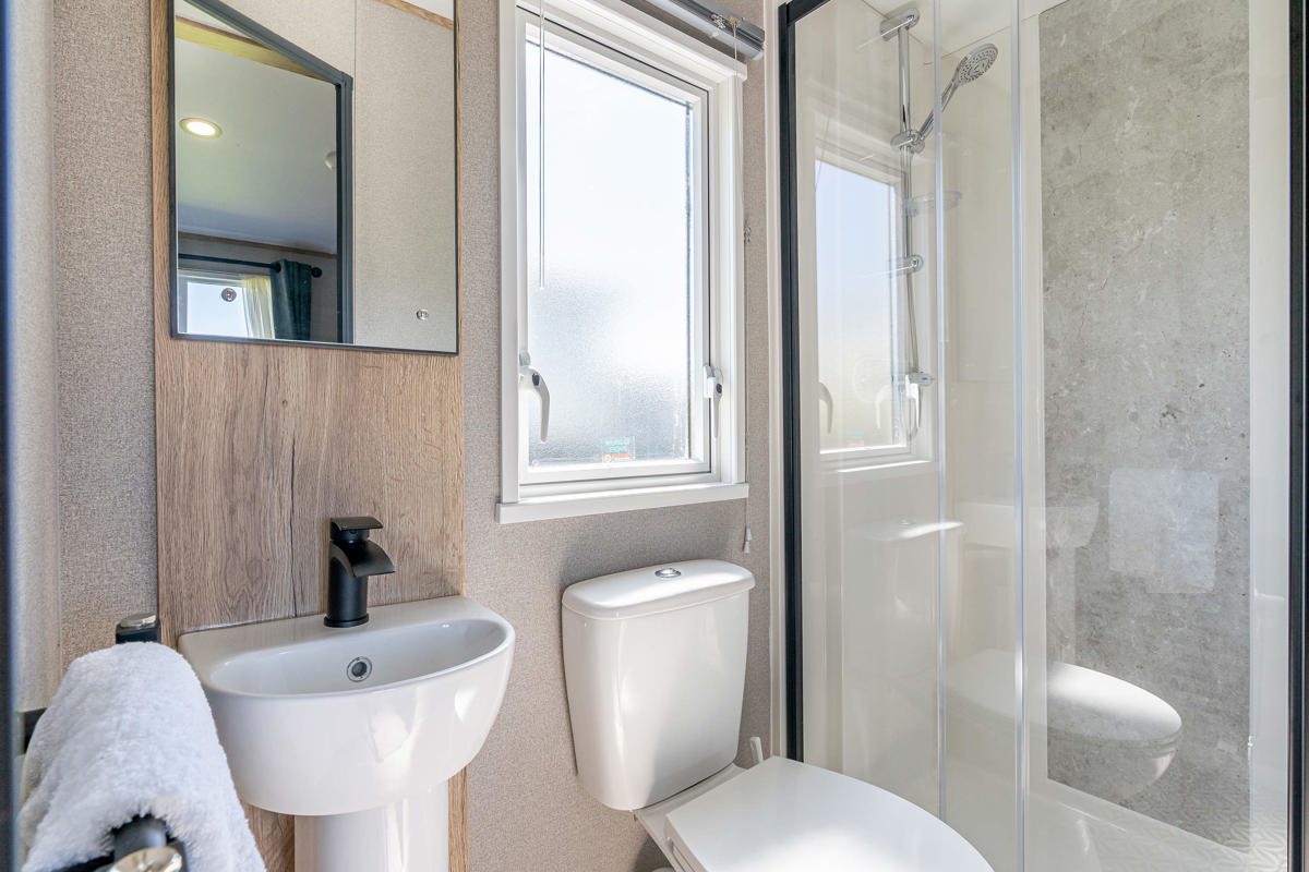 ABI St David, shower room at Praa Sands