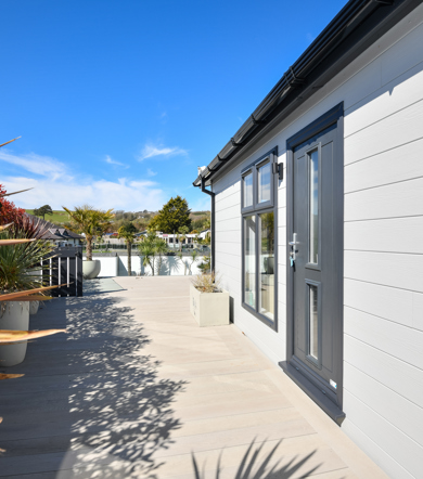 Wessex Dune, exterior side at The Warren