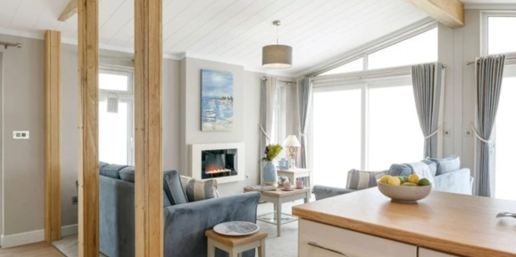Wessex Contemporary, open plan living area at Delamere
