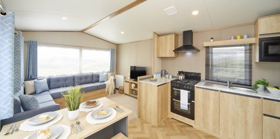 Carnaby Breakaway, open plan layout at Crugan