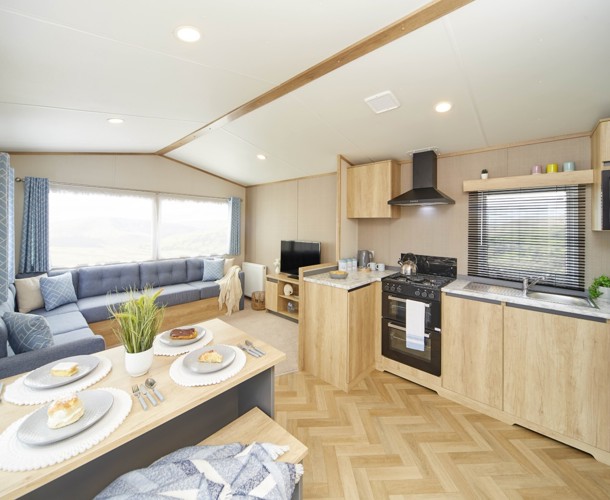 Carnaby Breakaway, open plan layout at Crugan
