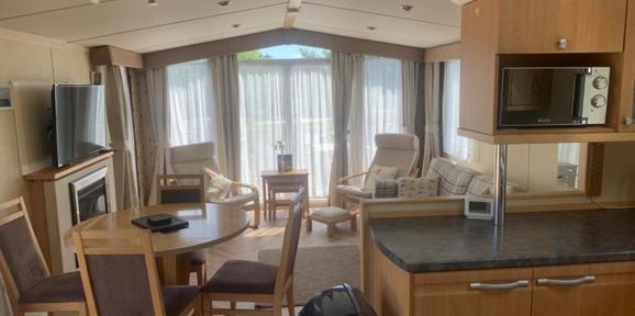 Swift Chamonix, patio doors at Dartmoor View