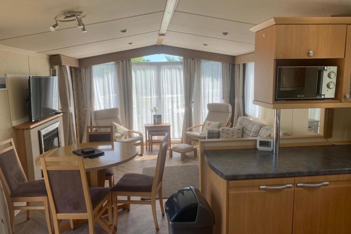 Swift Chamonix, patio doors at Dartmoor View