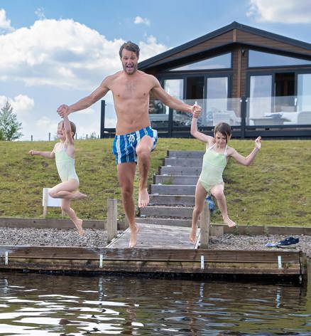 Delamere Jumping In The Lake