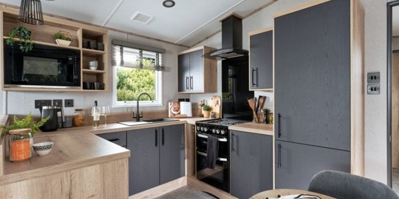 ABI St David, kitchen at Praa Sands