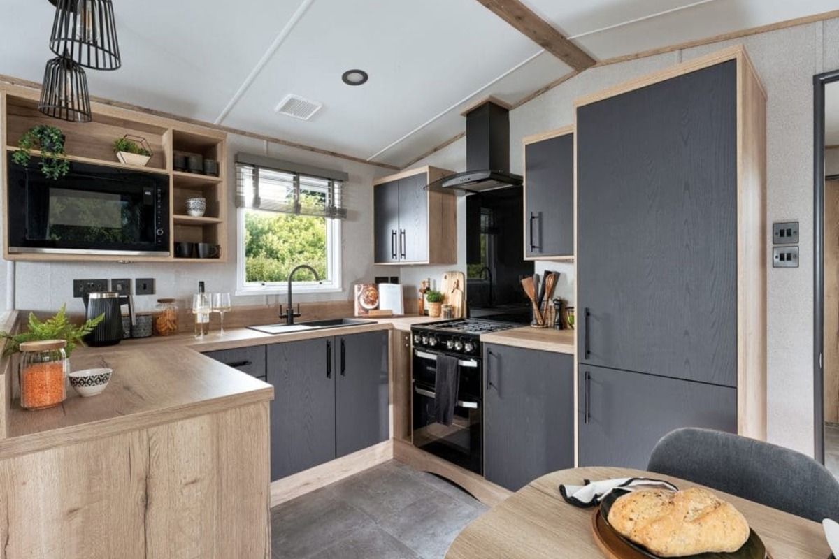 ABI St David, kitchen at Praa Sands