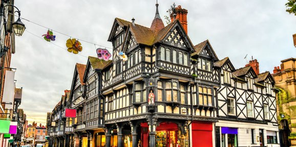 Delamere Local Area Traditional Tudor English Style Houses, Chester