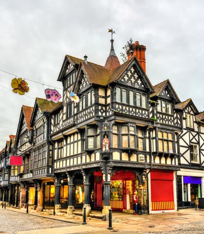Delamere Local Area Traditional Tudor English Style Houses, Chester
