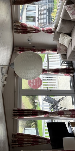 Carnaby Rosedale, patio doors and sofas at Praa Sands