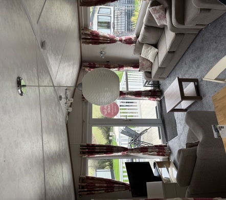 Carnaby Rosedale, patio doors and sofas at Praa Sands
