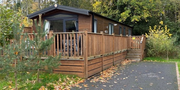 Sunseeker Supreme, exterior at Brokerswood