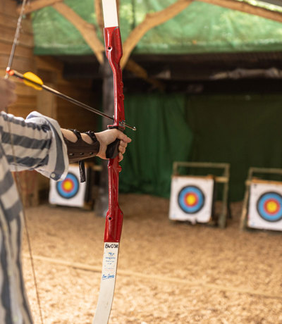 Brokerswood Aiming At Archery Boards