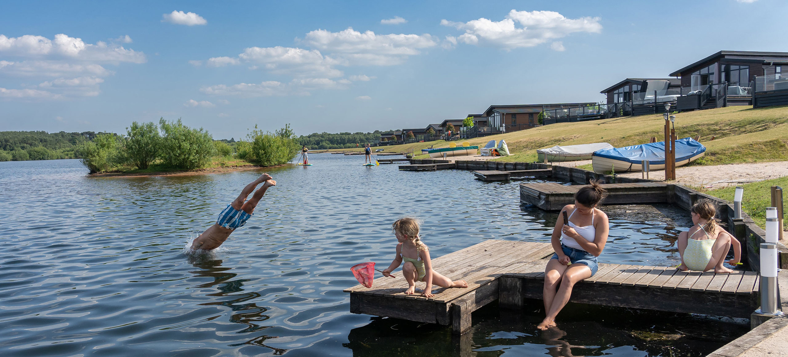 Delamere Family By The Lake