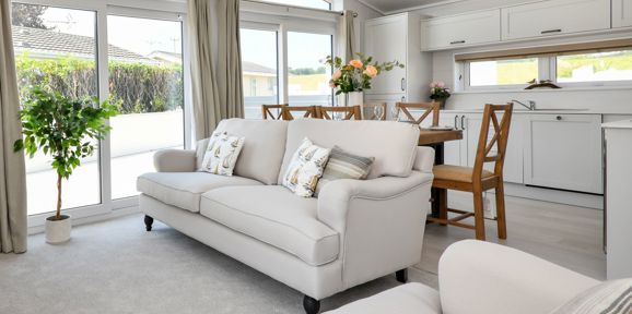 Prestige Oyster Catcher, living room sofas at The Warren Resort & Spa