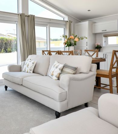 Prestige Oyster Catcher, living room sofas at The Warren Resort & Spa