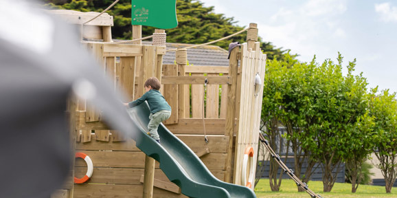 Praa Sands Little Boy On Slide