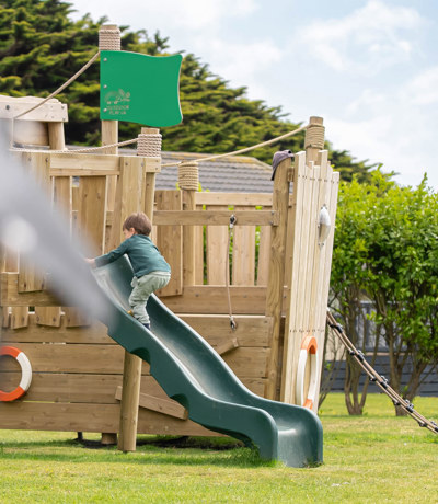 Praa Sands Little Boy On Slide