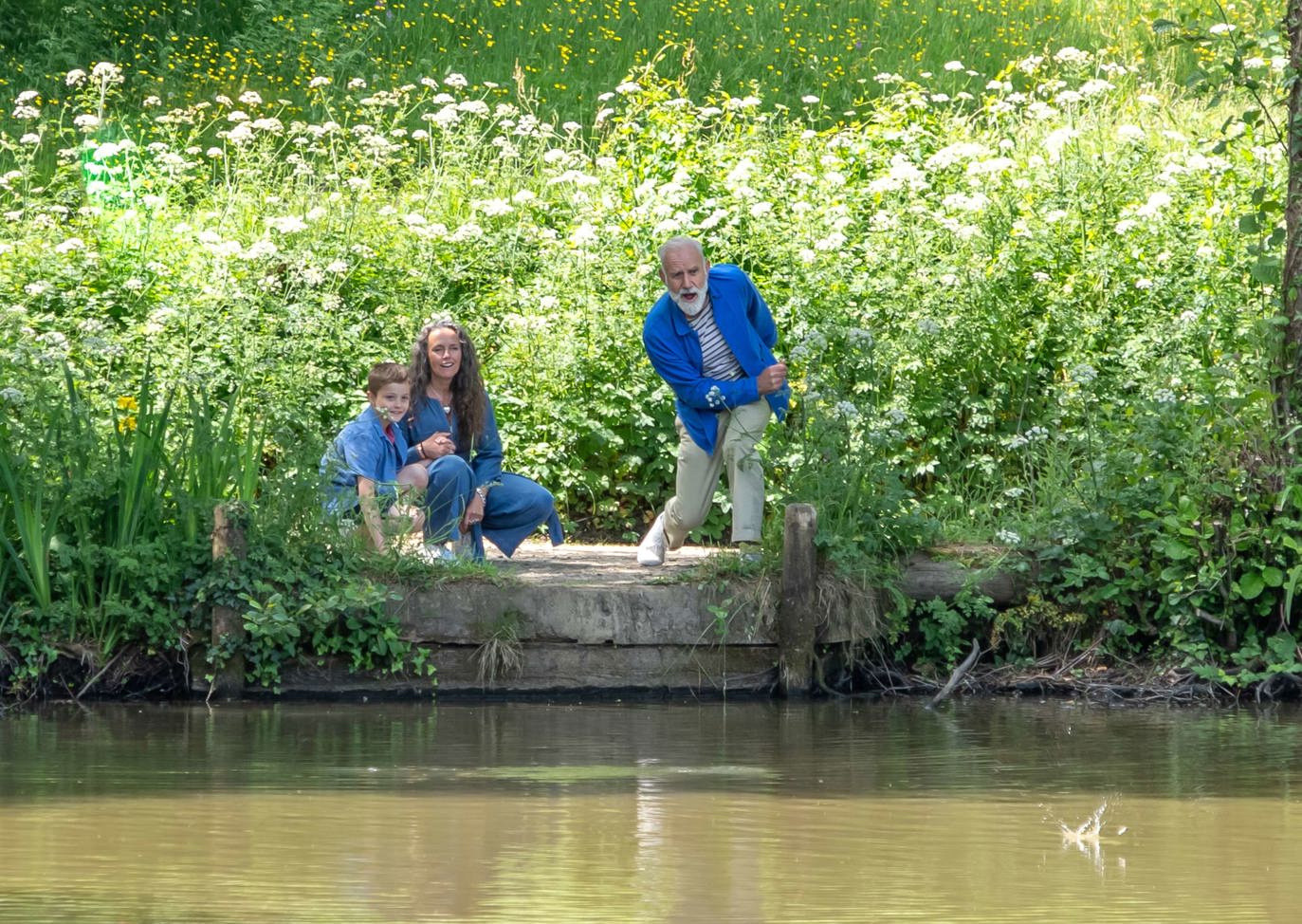 Finlake Lake Skimming Family