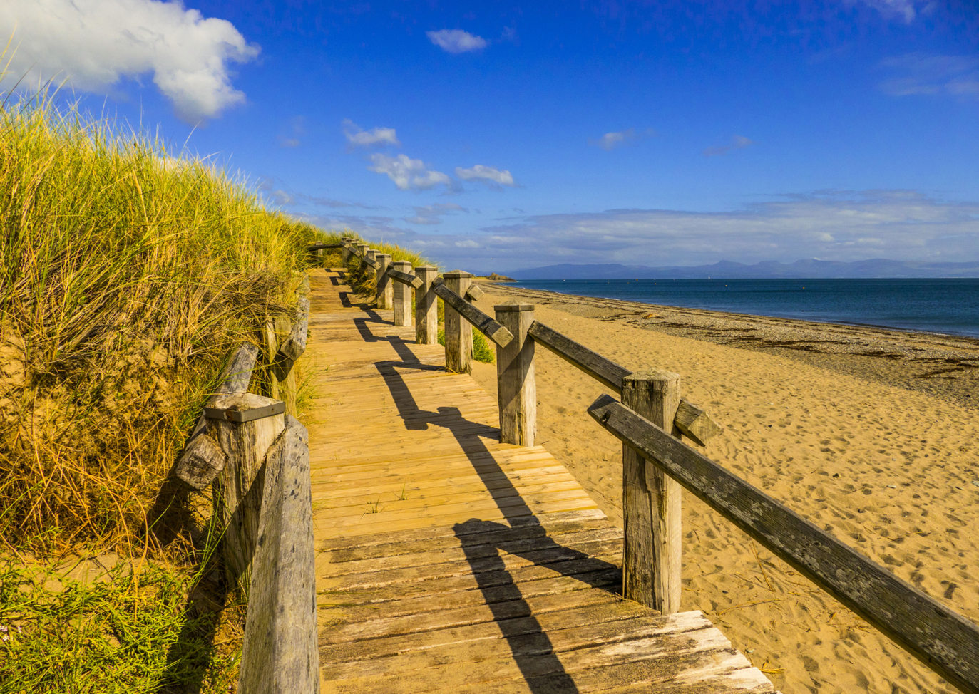 Beach path in Wales