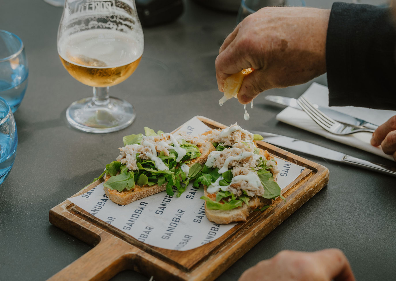 The Warren Sandbar Lunch