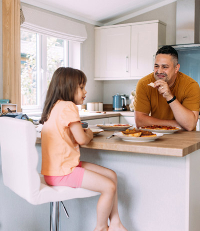 Brokerswood family In Kitchen
