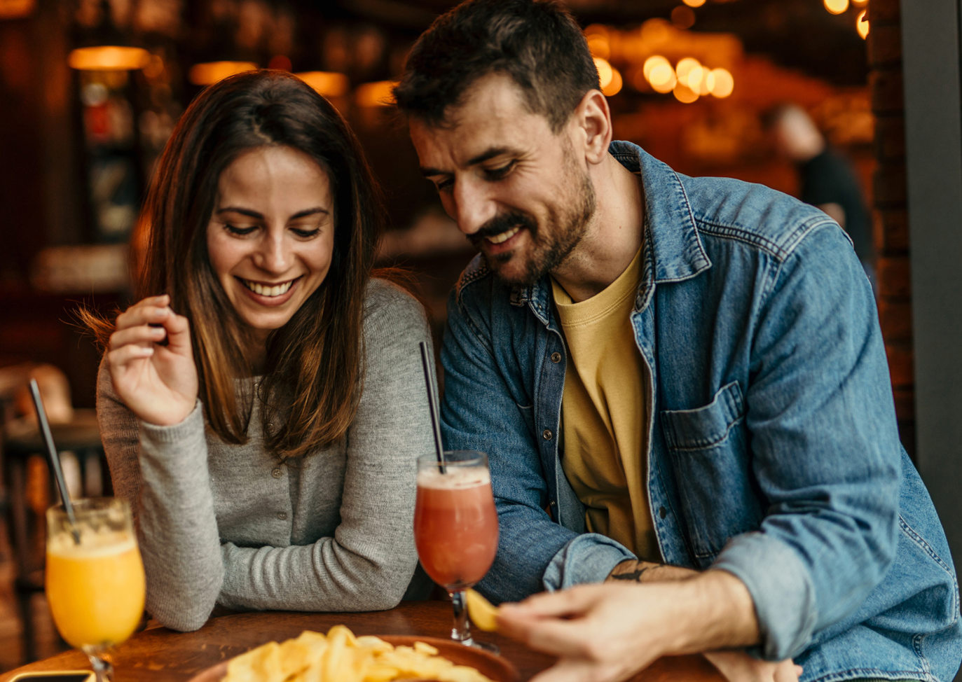Dartmoor View Local Area Couple In Pub