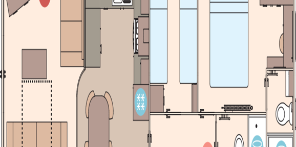 ABI St David, floorplan at Praa Sands 