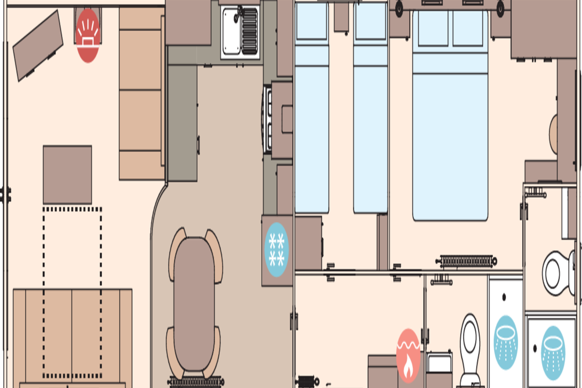 ABI St David, floorplan at Praa Sands 