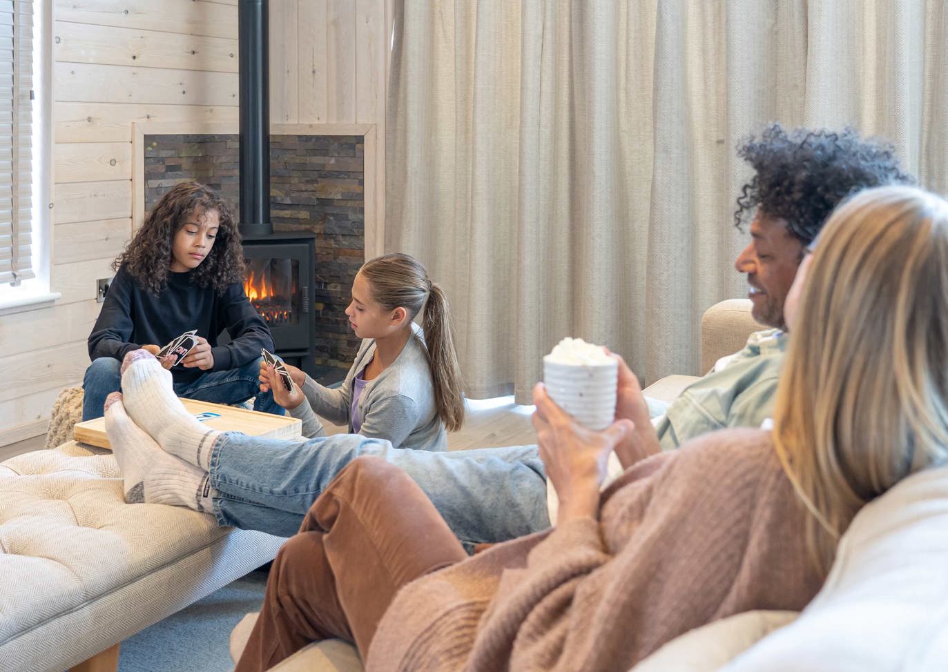 Delamere Family Having Cosy Night Together