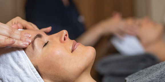 Women receiving Spa facial at Sirona Spa
