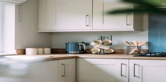 Wessex Contemporary, kitchen cupboards at Brokerswood