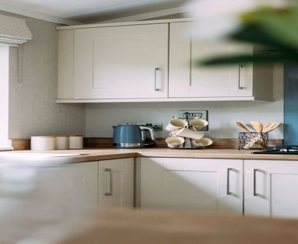 Wessex Contemporary, kitchen cupboards at Brokerswood
