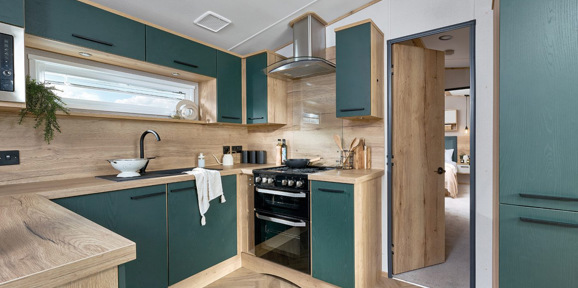 ABI St David, kitchen area at Praa Sands