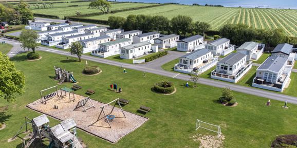 Crugan Aerial View With Sea In Background