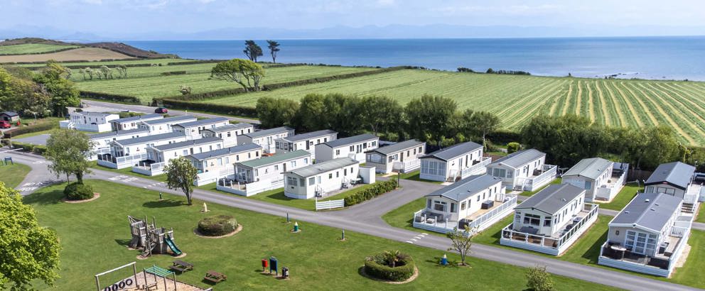 Crugan Aerial View With Sea In Background