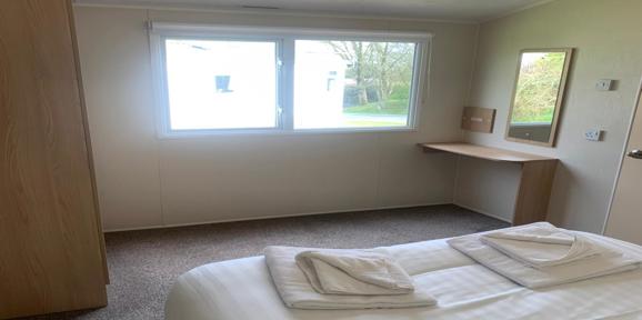 Willerby Aurora, master bedroom at Dartmoor View