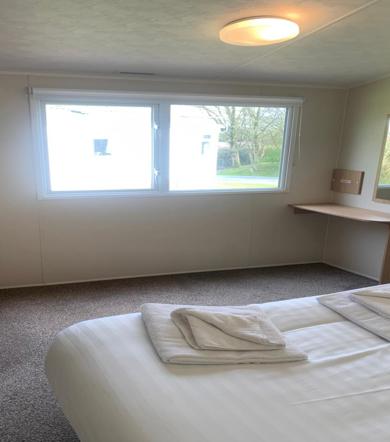 Willerby Aurora, master bedroom at Dartmoor View
