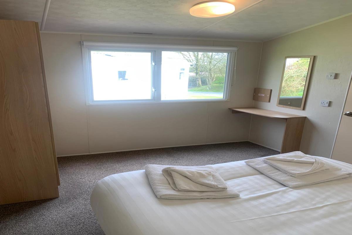 Willerby Aurora, master bedroom at Dartmoor View