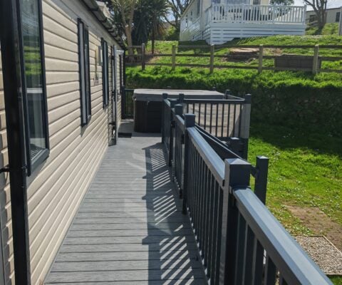 Carnaby Silverdale wrap decking